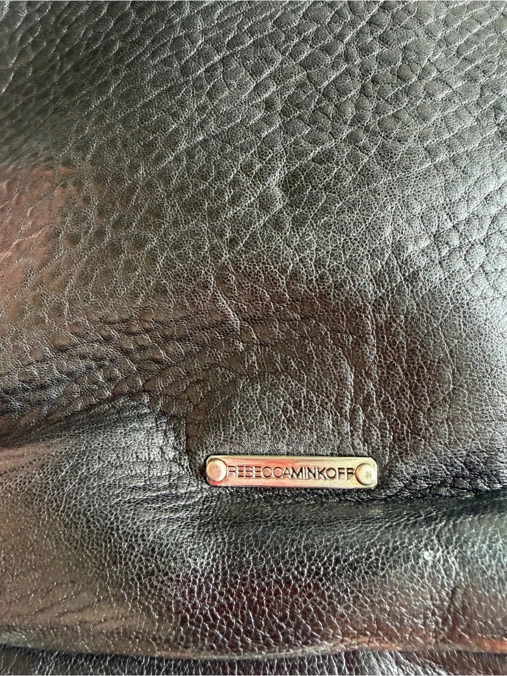 Rebecca Minkoff Leather & Woven Raffia City Bag